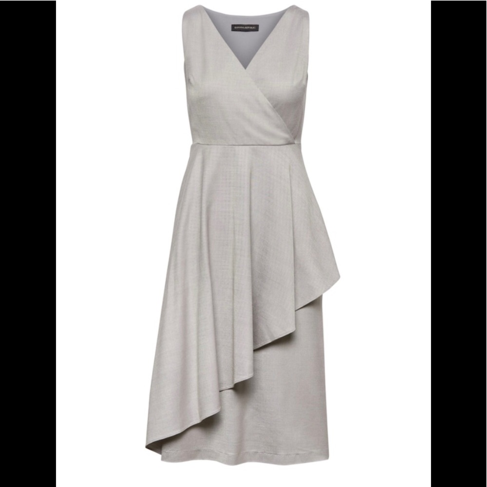Midi-faux wrap dress!